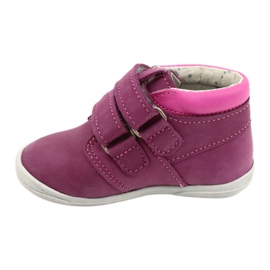 Mazurek Deportivas piel con velcro 1355 fucsia-rosa 1