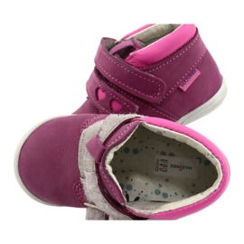 Mazurek Deportivas piel con velcro 1355 fucsia-rosa rosado 4