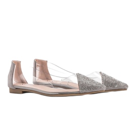 Bailarinas transparentes ariana gris incoloro 1