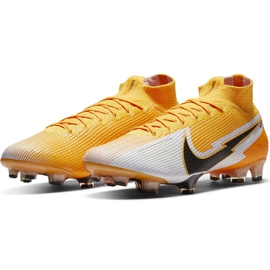 Zapatos de fútbol Nike Mercurial Superfly 7 Elite Fg AQ4174 801 naranja naranja 4