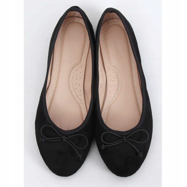 Bailarinas de mujer en ante negro 2CE-9490 Black 1