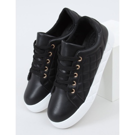 Zapatillas de mujer acolchadas negras BL232P Black negro 1