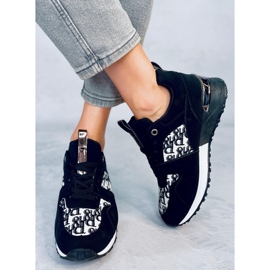 Negro AB835 Zapatillas deportivas negras 3