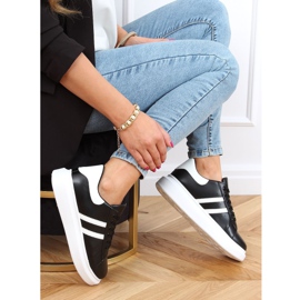 Zapatillas de mujer negras VL139P BLACK / WHITE blanco negro 4