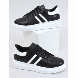 Zapatillas de mujer negras VL139P BLACK / WHITE blanco negro 1