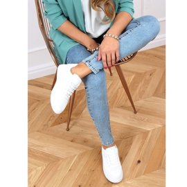 Zapatillas de mujer blancas BL229P White blanco 2