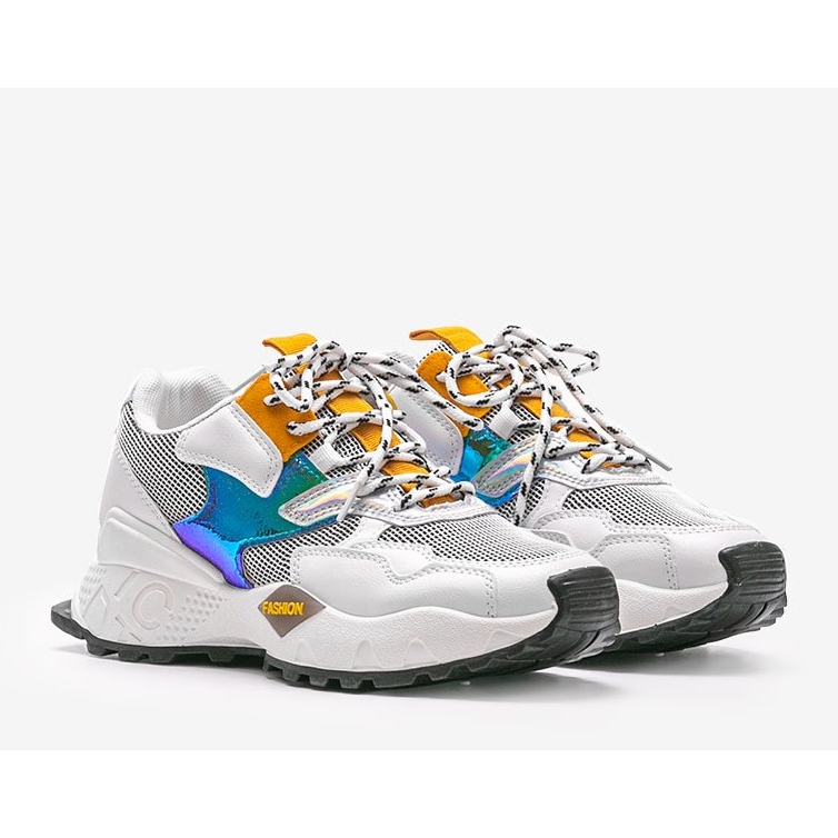 Zapatillas Holly en blanco y negro 1