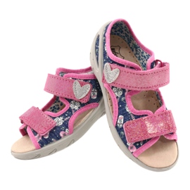Calzado infantil befado pu 065X151 azul marino rosado plata 3 Calzado infantil befado pu 065X151 azul marino rosado plata 3