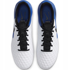 Calzado de fútbol Nike Tiempo Legend 8 Academy Sg Pro Ac AT6014 104 azul blanco 1