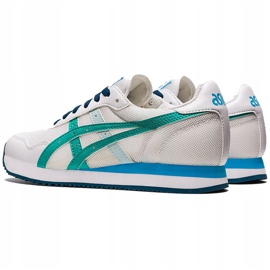 Zapatillas Asics Tiger Runner Gs blancas y azules 1204A015 100 para niños blanco multicolor 2
