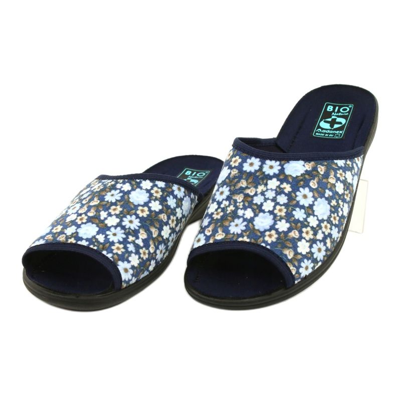 Zapatillas de flores Adanex Tęg. G1 / 2 18760 azul marino azul 1