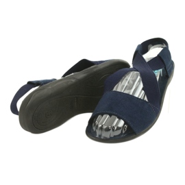 Sandalias mujer Adanex Azul marino 2