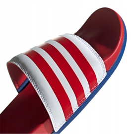 Zapatillas Adidas Adilette Comfort M EG1853 blanco rojo 2