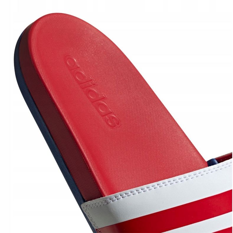 Zapatillas Adidas Adilette Comfort M EG1853 blanco rojo 4