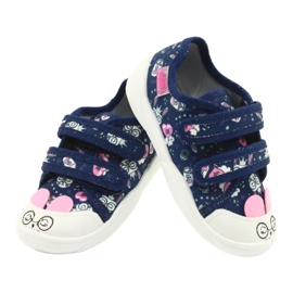 Calzado infantil befado 907P127 azul marino rosado 8