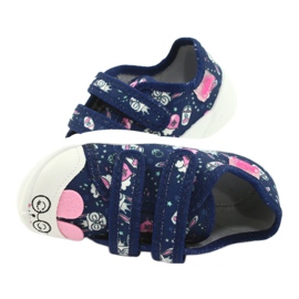 Calzado infantil befado 907P127 azul marino rosado 9