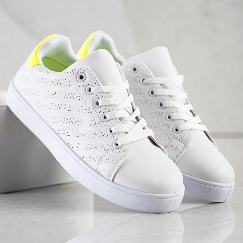 SHELOVET Zapatillas bajas originales blanco 1