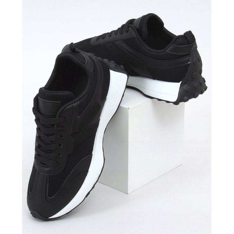 Zapatilla deportiva negra 6115 Negra negro 1
