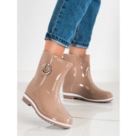 Bona Chanclos con adorno dorado beige 3