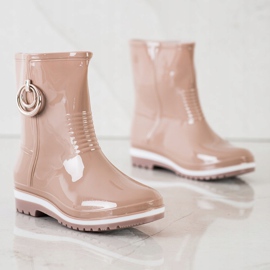 Bona Chanclos con adorno dorado beige 2