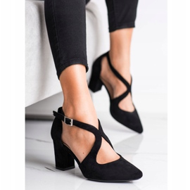Zapatos de salón elegantes Sergio Leone negro 3