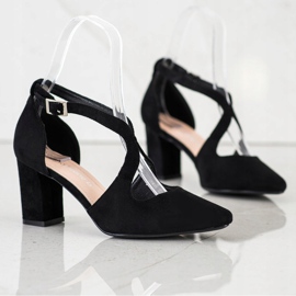 Zapatos de salón elegantes Sergio Leone negro 2