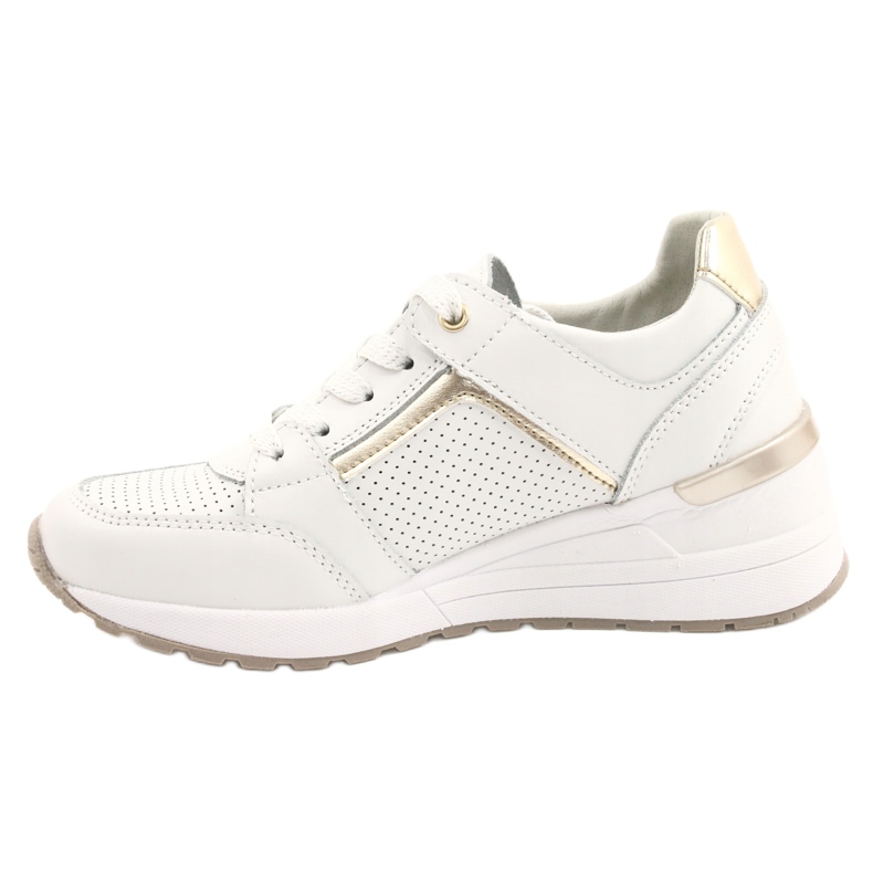 Zapatillas deportivas para mujer Filippo DP2003 / 21 blanco dorado 1 Zapatillas deportivas para mujer Filippo DP2003 / 21 blanco dorado 1