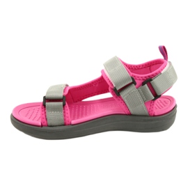 Sandalias niñas zapatos Lee Cooper 20S-TS-031 inserto de espuma rosa gris 1