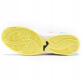 Botas de fútbol Joma Top Flex 2132 En sala blanco y de colores 4