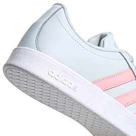 Zapatillas adidas niños Vl Court 2.0 K azul-rosa FY9151 rosado 5