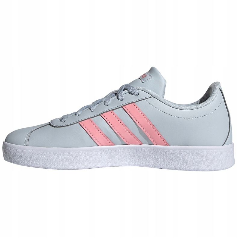 Zapatillas adidas niños Vl Court 2.0 K azul-rosa FY9151 1