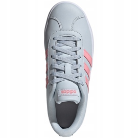 Zapatillas adidas niños Vl Court 2.0 K azul-rosa FY9151 rosado 2