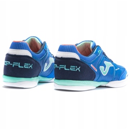 Botas de fútbol Joma Top Flex 2104 En sala azul y azul 3