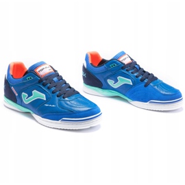Botas de fútbol Joma Top Flex 2104 En sala azul y azul 2