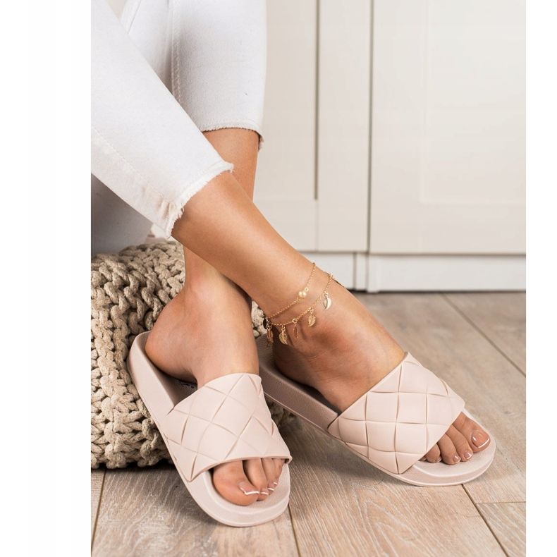 Seastar Zapatillas de goma cómodas beige 1