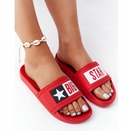 Pantuflas de Mujer Big Star Red DD274A267 rojo 2 Pantuflas de Mujer Big Star Red DD274A267 rojo 2
