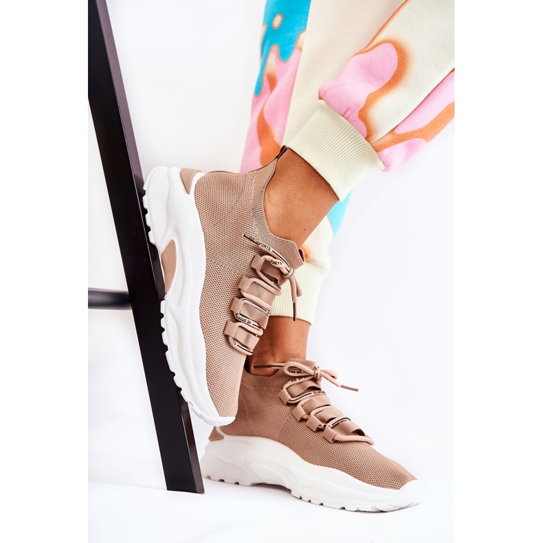 Calcetines Deportivos Mujer Beige KeSports 2 Calcetines Deportivos Mujer Beige KeSports 2