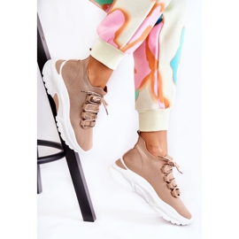Calcetines Deportivos Mujer Beige KeSports 3