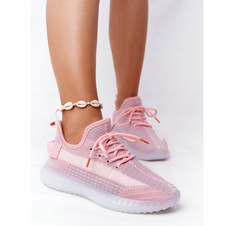Zapatillas Deportivas Mujer Con Suela De Gel Rosa Freestyler blanco 1