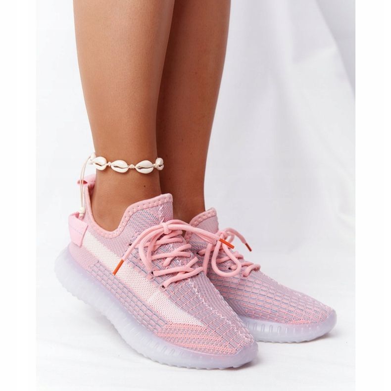 Zapatillas Deportivas Mujer Con Suela De Gel Rosa Freestyler blanco 2