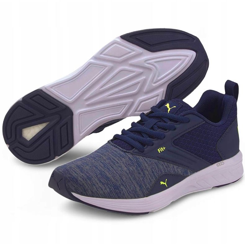 Zapatos para niños Puma Nrgy Comet azul marino 190675 17 verde 2