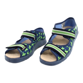 Calzado infantil befado 869X147 azul verde 3