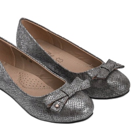 Tacones planos Ayana gris 2