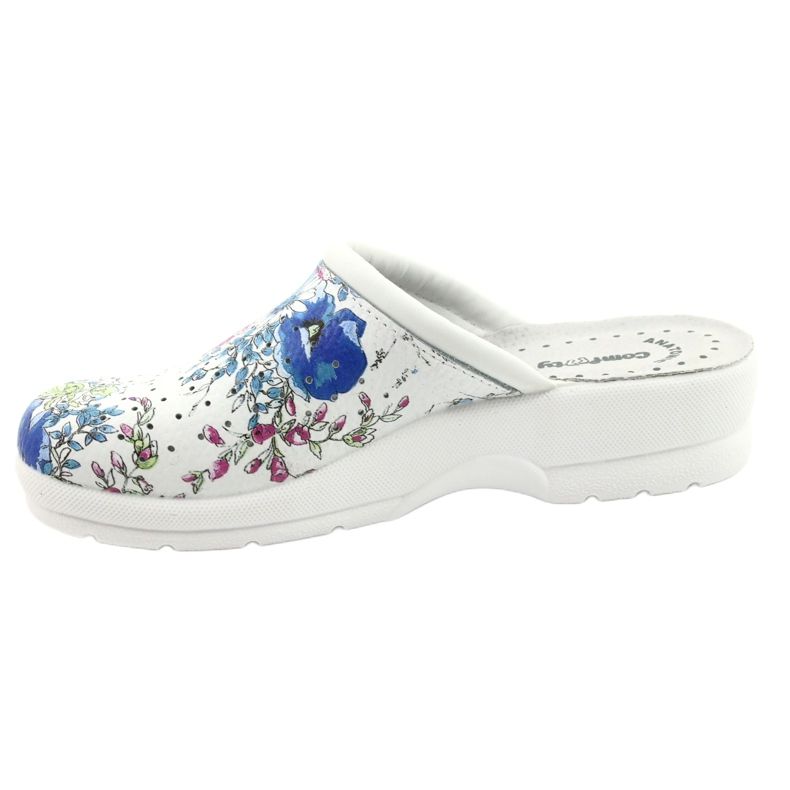 Chanclas Comfooty Alessia blancas blanco multicolor 1