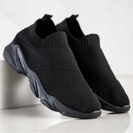 SHELOVET Zapatos cómodos sin cordones negro 1 SHELOVET Zapatos cómodos sin cordones negro 1