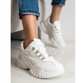 SHELOVET Zapatillas blancas blanco 3