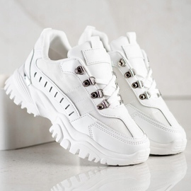 SHELOVET Zapatillas blancas blanco 2