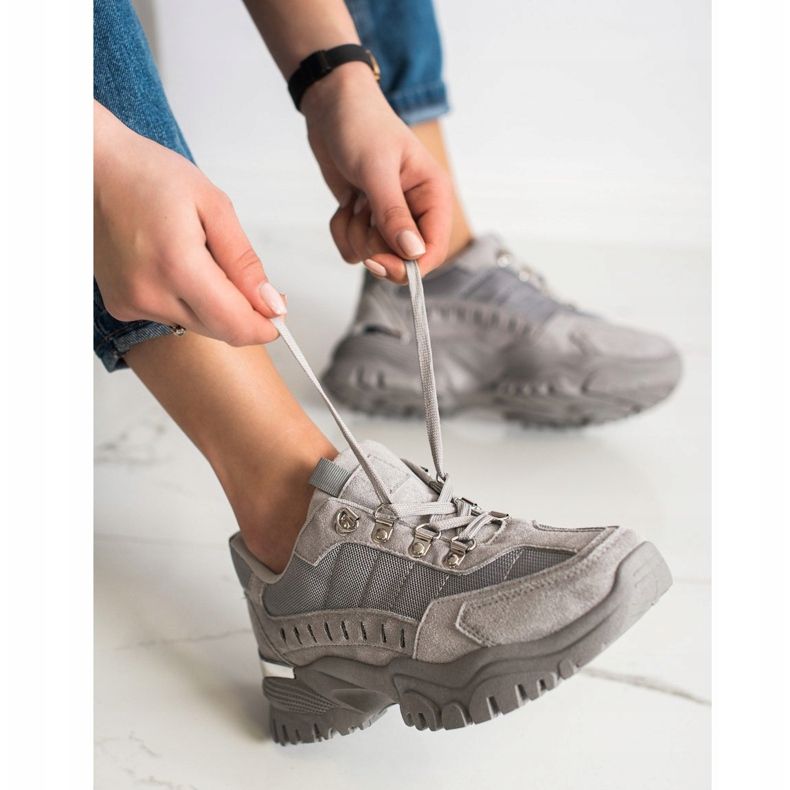 SHELOVET Zapatillas grises 1