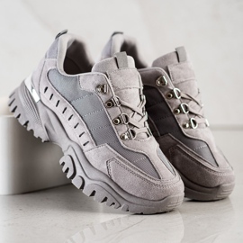 SHELOVET Zapatillas grises 3