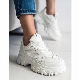 SHELOVET Zapatillas Blancas De Moda blanco 4
